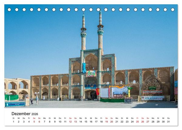 Produktbild: Der Iran - Zauber des Orients (Tischkalender 2026 DIN A5 quer), CALVENDO Monatskalender