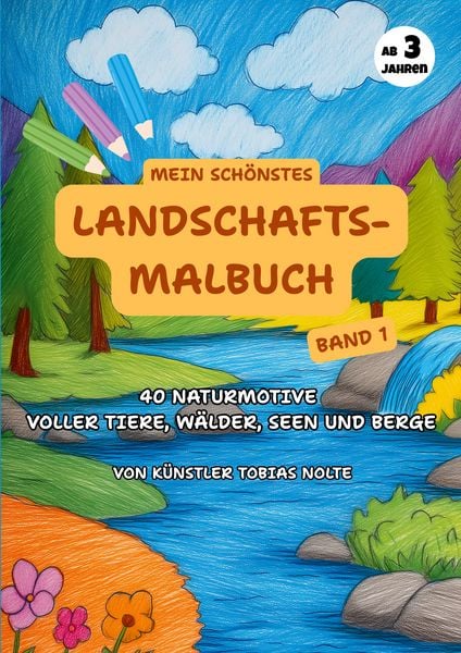 Produktbild: Mein sch&ouml;nstes Landschafts-Malbuch