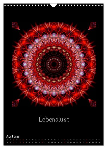 Produktbild: Mandalas - Spiegel der Seele (Wandkalender 2026 DIN A3 hoch), CALVENDO Monatskalender