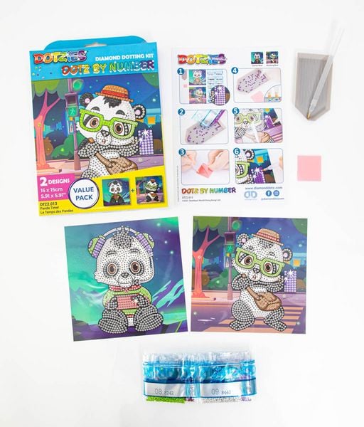 Produktbild: Diamond Painting Pandab&auml;ren