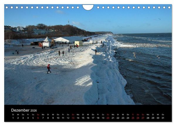 Produktbild: Impressionen von der Insel Usedom (Wandkalender 2026 DIN A4 quer), CALVENDO Monatskalender