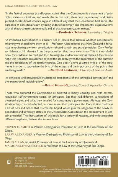 Produktbild: Principled Constitution?