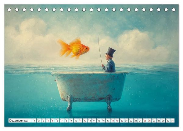 Produktbild: Fantastische F&auml;nge Die Kunst, das Unm&ouml;gliche zu angeln (Tischkalender 2027 DIN A5 quer), CALVENDO Monatskalender