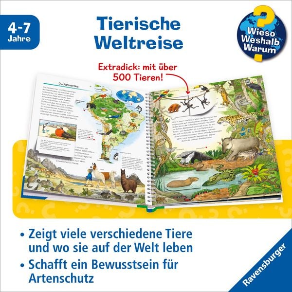 Produktbild: Wieso? Weshalb? Warum? Sonderband - Mein gro&szlig;er Tieratlas