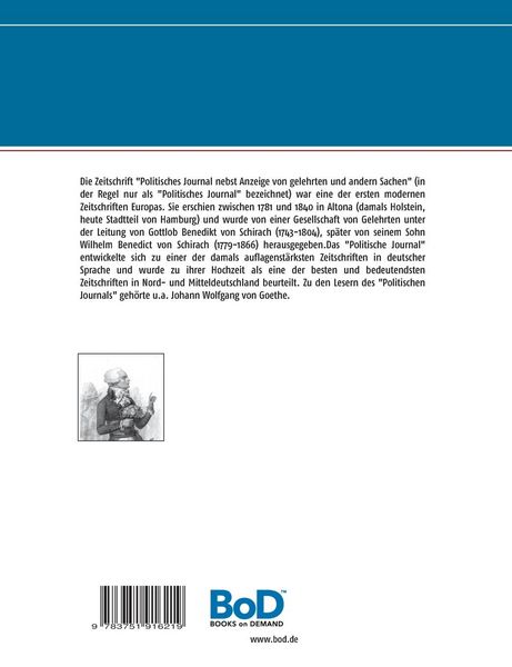 Produktbild: Die Franz&ouml;sische Revolution in dem Politischen Journal des G.B. von Schirach