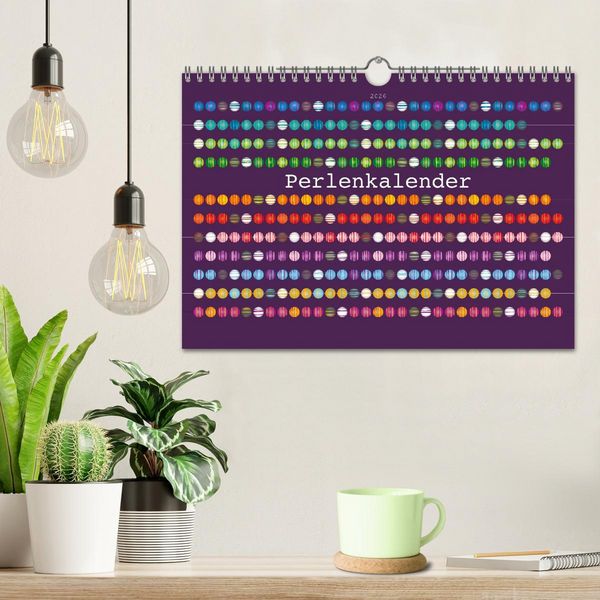 Produktbild: Perlenkalender (Wandkalender 2026 DIN A4 quer), CALVENDO Monatskalender