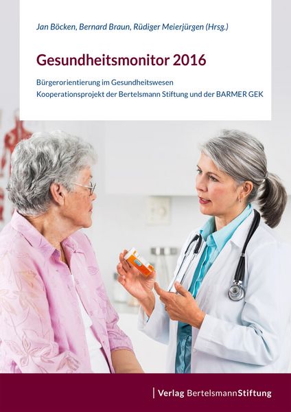 Produktbild: Gesundheitsmonitor 2016