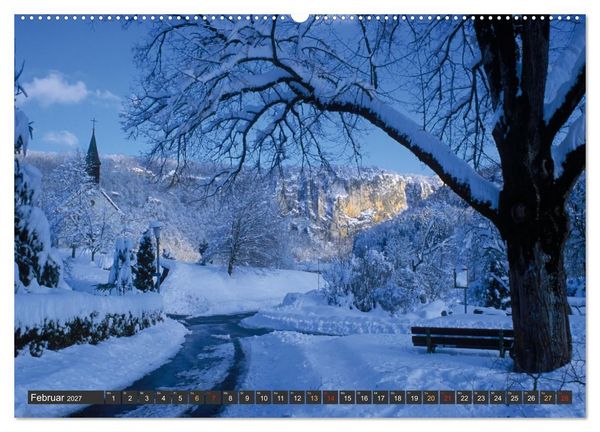Produktbild: Gro&szlig;e Landschaft Obere Donau (hochwertiger Premium Wandkalender 2027 DIN A2 quer), Kunstdruck in Hochglanz