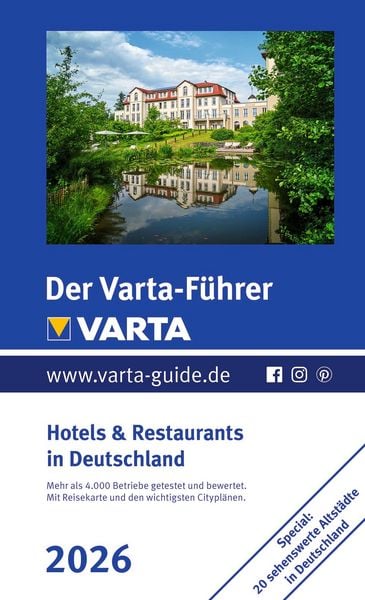Produktbild: Der Varta-F&uuml;hrer 2026 Hotels & Restaurants in Deutschland