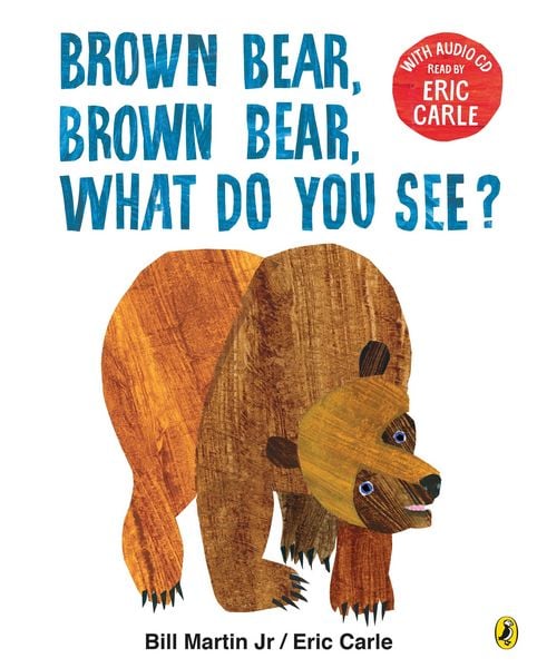 Brown Bear, What Do You See? Book + CD, Taschenbuch von Eric Carle, Penguin Books Ltd, 978-0-14-137950-0
