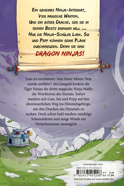 Produktbild: Dragon Ninjas, Band 3 - Der Drache des Himmels
