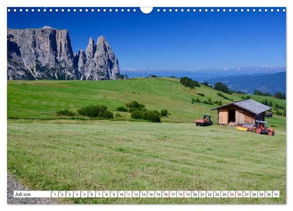 Produktbild: Der Schlern - Magie und Mythos im Herzen der Dolomiten (Wandkalender 2026 DIN A3 quer), CALVENDO Monatskalender
