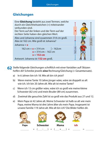 Produktbild: Textaufgaben Mittel-/Hauptschule 5. Klasse, A5-Heft