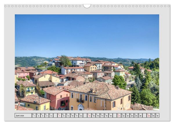 Produktbild: Piemont - die Genussregion Italiens (Wandkalender 2026 DIN A3 quer), CALVENDO Monatskalender