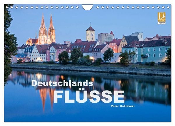 Produktbild: Deutschlands Fl&uuml;sse (Wandkalender 2026 DIN A4 quer), CALVENDO Monatskalender