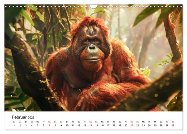 Produktbild: Magische Tierwelt Asiens (Wandkalender 2026 DIN A3 quer), CALVENDO Monatskalender