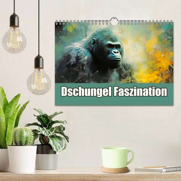 Produktbild: Dschungel Faszination (Wandkalender 2026 DIN A4 quer), CALVENDO Monatskalender
