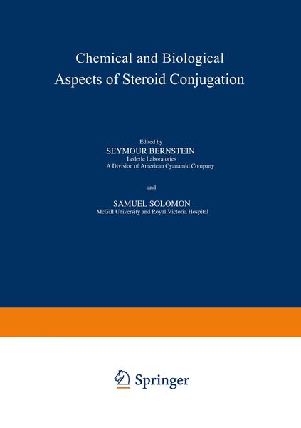 Produktbild: Chemical and Biological Aspects of Steroid Conjugation