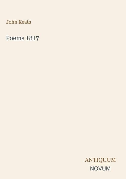 Produktbild: Poems 1817