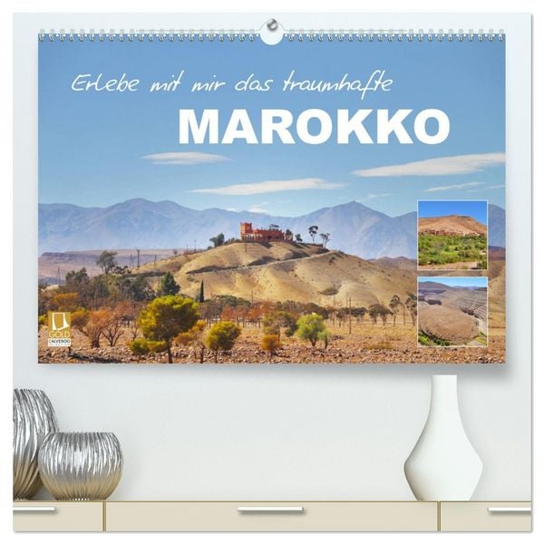 Produktbild: Erlebe mit mir das traumhafte Marokko (hochwertiger Premium Wandkalender 2026 DIN A2 quer), Kunstdruck in Hochglanz