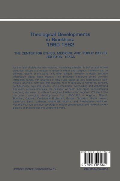 Produktbild: Bioethics Yearbook