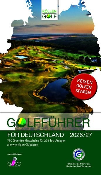 Golfführer für Deutschland 2026/27, Taschenbuch von , Köllen, 978-3-88579-595-7