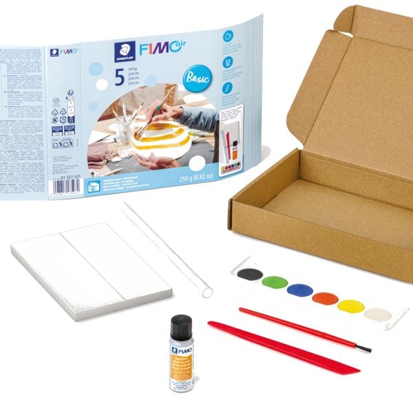 Produktbild: STADTLER Bastelset FIMOair 81 Set Basic small FIMO&reg;air 81 SET Lufttrocknende Modelliermasse