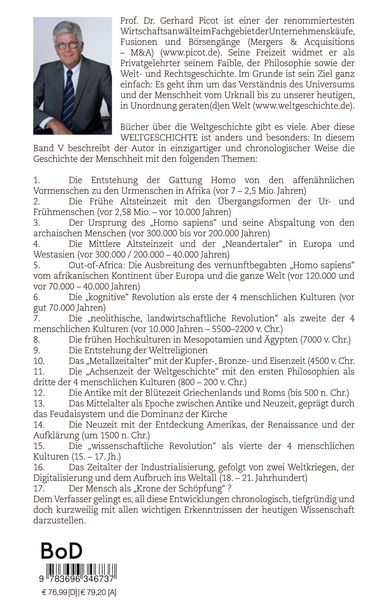Produktbild: Weltgeschichte - Vom Urknall bis zur heutigen Welt im Umbruch - Band V