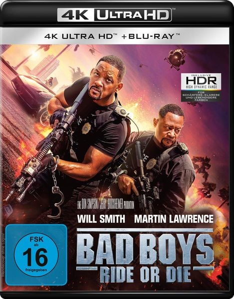 Bad Boys: Ride or Die (4K Ultra HD + Blu-ray), Blu-ray 4K