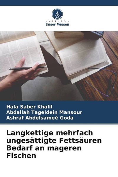 Produktbild: Langkettige mehrfach unges&auml;ttigte Fetts&auml;uren Bedarf an mageren Fischen