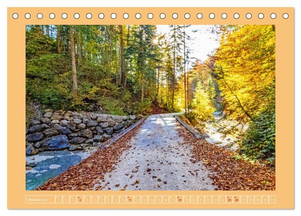 Produktbild: Sch&ouml;ne Wege im Salzburger Land (Tischkalender 2026 DIN A5 quer), CALVENDO Monatskalender