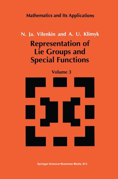 Produktbild: Representation of Lie Groups and Special Functions