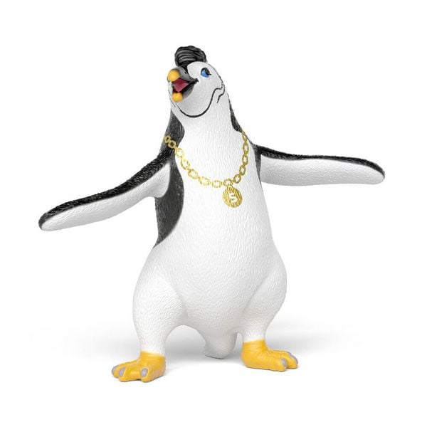 schleich Die Schule der magischen Tiere Juri der Pinguin mit Goldkette