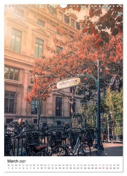 Produktbild: Wonders of Paris (Wall Calendar 2027 DIN A3 portrait), CALVENDO 12 Month Wall Calendar