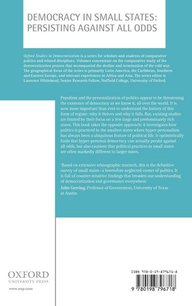Produktbild: Democracy in Small States
