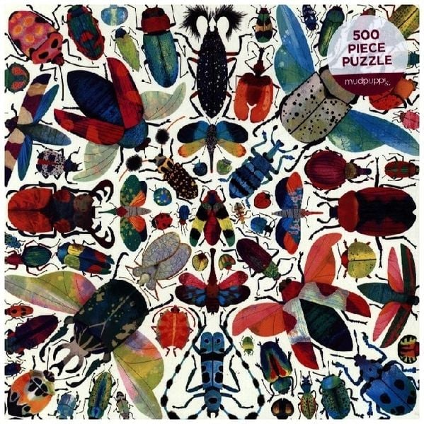 Produktbild: MUDPUPPY: Kaleido Beetles 500 Piece Family Puzzle