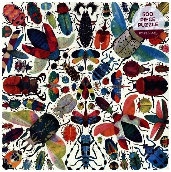 MUDPUPPY: Kaleido Beetles 500 Piece Family Puzzle