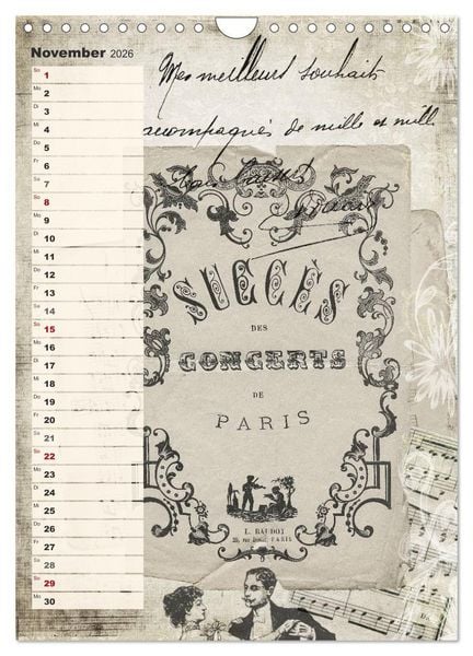 Produktbild: Vintage Welten (Wandkalender 2026 DIN A4 hoch), CALVENDO Monatskalender