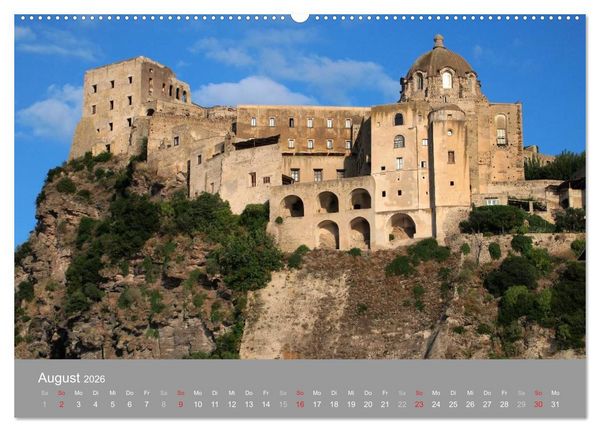 Produktbild: Ischia, die gr&uuml;ne Insel (hochwertiger Premium Wandkalender 2026 DIN A2 quer), Kunstdruck in Hochglanz