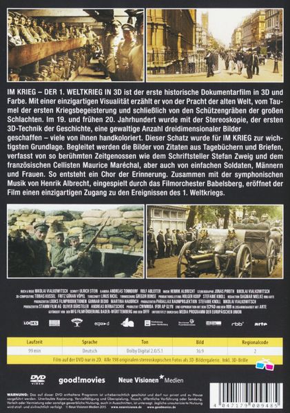 Produktbild: Im Krieg - Der 1. Weltkrieg in 3D
