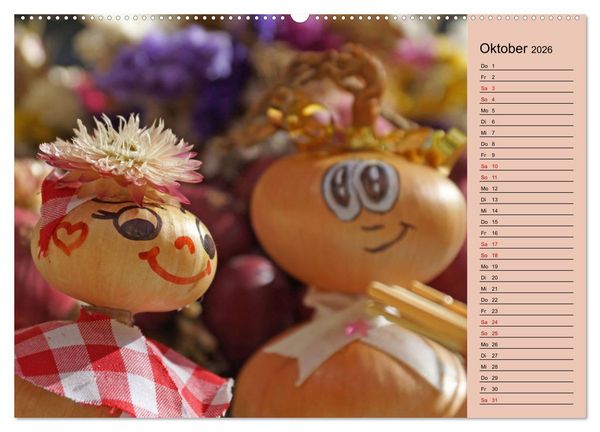 Produktbild: In Weimar ist Zwiebelmarkt (Wandkalender 2026 DIN A2 quer), CALVENDO Monatskalender