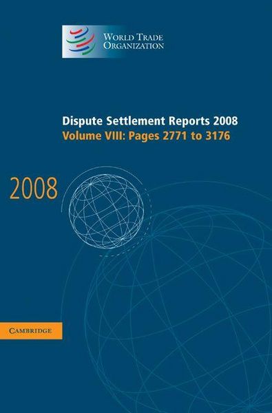 Produktbild: Dispute Settlement Reports 2008