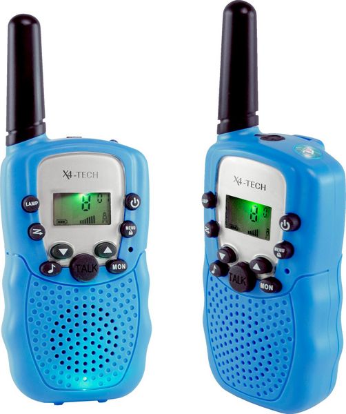 Produktbild: X4-TECH Walkie Talkie 2er Set blau