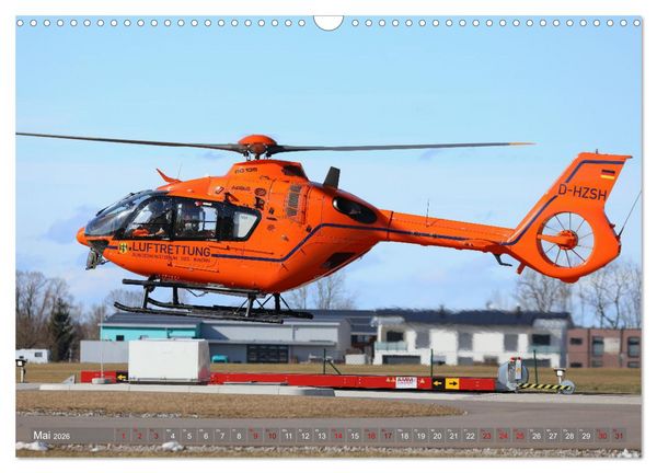 Produktbild: Helikopter in der Luft 2.0 (Wandkalender 2026 DIN A3 quer), CALVENDO Monatskalender
