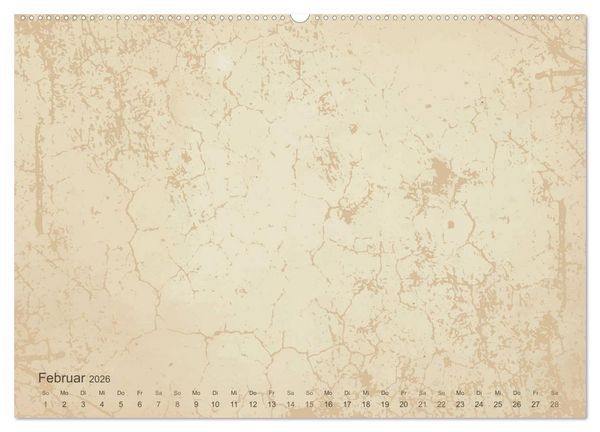 Produktbild: Vintage DIY Bastel-Kalender - Zum Selbstgestalten (Wandkalender 2026 DIN A2 quer), CALVENDO Monatskalender