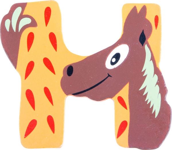 small foot 4657 - Buchstaben Tiere A bis Z, Buchstabe H