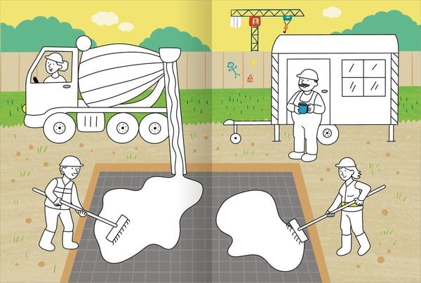 Produktbild: Mein gro&szlig;es buntes Malbuch &ndash; Baustelle
