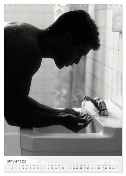 Produktbild: contrastes hommes (Calendrier mural 2026 DIN A2 horizontal) calendrier de bureau