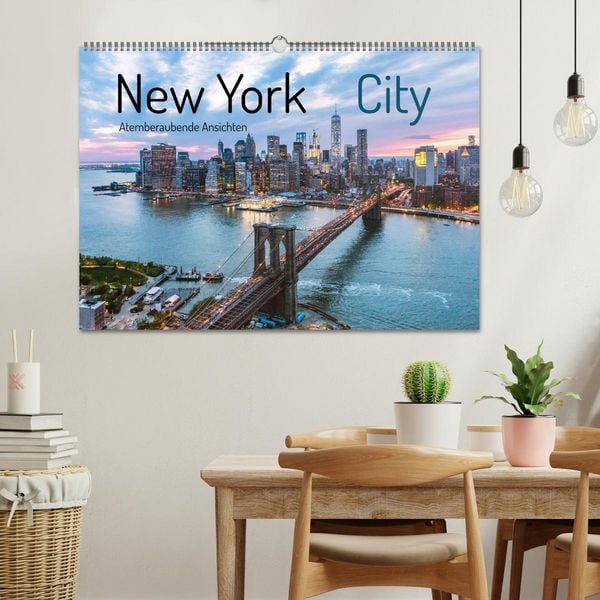 Produktbild: New York City - Atemberaubende Ansichten (Wandkalender 2026 DIN A2 quer), CALVENDO Monatskalender