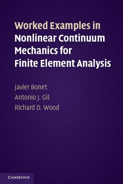 Produktbild: Worked Examples in Nonlinear Continuum Mechanics for Finite Element Analysis